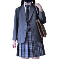 Mirai 未来制服馆 迢星 校供感JK制服 女士格裙 深色 42cm S