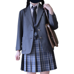 Mirai 未来制服馆 迢星 校供感JK制服 女士格裙 深色 42cm S