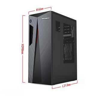 MECHREVO 机械革命 EX880 台式机 黑色(酷睿i5-9400、GTX1660Ti、8GB、256GB SSD+1TB HDD)