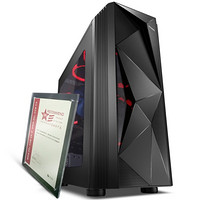 IPASON 攀升 赛格 台式机 黑色(酷睿i7-10700F、GTX 1050Ti 4G、16GB、500GB SSD）