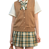 森旅人 少年游 JK制服 女士格裙 绿色 42cm XS