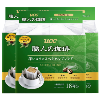 Ucc 悠诗诗职人咖啡中度烘焙深厚浓郁滴滤式挂耳咖啡7g 18袋 报价价格评测怎么样 什么值得买