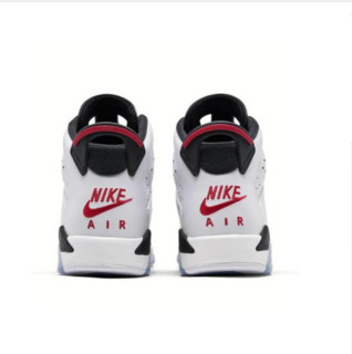 AIR JORDAN 正代系列 Air Jordan 6 Retro 男子篮球鞋 CT8529-106 白红 43