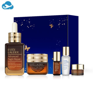 雅诗兰黛(Estee Lauder)特润护肤套装 7代小棕瓶50ml+眼霜15ml (礼盒内赠棕瓶5ml+棕眼5ml+微精华露15ml)