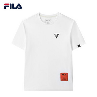 FILA x MIHARA 斐乐男士短袖T恤2021年夏季新款运动休闲圆领上衣 标准白-WT 170/92A/M