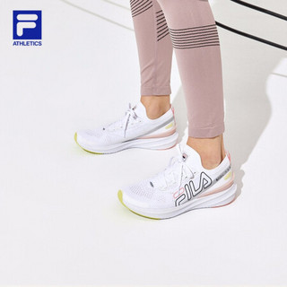 FILA ATHLETICS斐乐女鞋网面透气跑鞋2021夏季新款健身鞋运动鞋 A12W122202F 斐乐白-WT 39