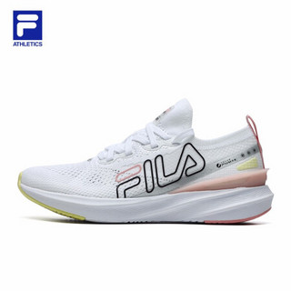 FILA ATHLETICS斐乐女鞋网面透气跑鞋2021夏季新款健身鞋运动鞋 A12W122202F 斐乐白-WT 39