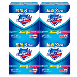 舒肤佳 香皂115g*12块皂(纯白4+柠檬4+芦荟4)肥皂 99.9%除菌 除螨温和