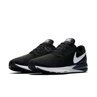 NIKE 耐克 Air Zoom Structure 22 男子跑鞋 AA1636-002 黑色/白色 40