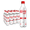 Coca-Cola 可口可乐 纤维+零卡无糖  30%膳食纤维 汽水 500ml*12瓶