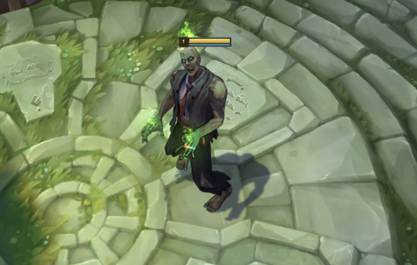 笔者个人认为,丧尸的主题与布兰德的契合度真的拉满,在原始皮肤中