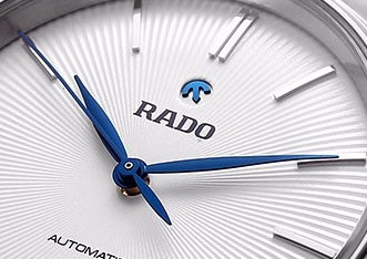 小编精选：雅致蓝针，精巧纤薄——RADO 雷达 晶璨系列 R22862043 机械腕表