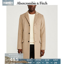 Abercrombie & Fitch Abercrombie＆Fitch男装 冬季羊毛混纺轻便外套 301605-1 AF