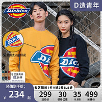 Dickies 帝客 Dickies身侧logo印花圆领情侣卫衣女 2021新款春季宽松上衣8189