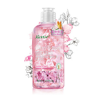 Kustie 蔻斯汀 日本千岛樱花花瓣沐浴露380ml