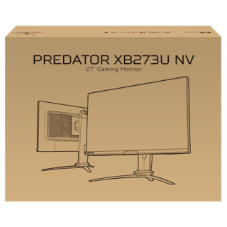 宏碁(Acer)掠夺者27英寸2K IPS 170Hz超频1ms(GtG)HDR400防蓝光专业电竞显示器XB273U NV(升降旋转带灯带)