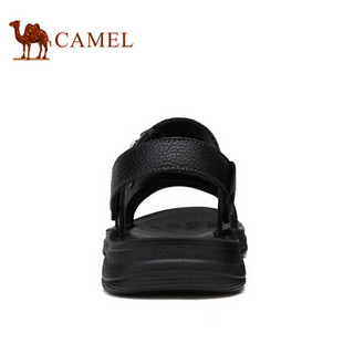 骆驼（CAMEL） 凉拖鞋舒适沙滩商务潮流休闲凉鞋男 A022287032 黑色 38