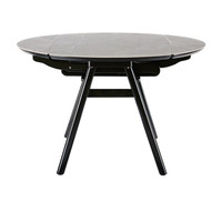 QuanU 全友 DW1032 岩板餐桌+餐椅*4 灰色