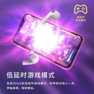 漫步者(EDIFIER) 真无线蓝牙耳机手机音乐耳塞企业logo年会礼品创意个性生日礼物定制P01# LolliPods Pro(定制版)