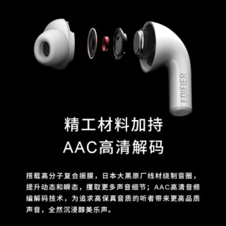 漫步者(EDIFIER) 真无线蓝牙耳机手机音乐耳塞企业logo年会礼品创意个性生日礼物定制P01# LolliPods Pro(定制版)