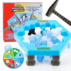 Temi 糖米 糖米（Temi）儿童创意减压玩具 拯救企鹅敲冰块砸冰破冰台亲子互动桌面游戏 男孩女孩节日礼物抖音同款