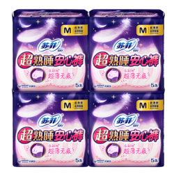 Sofy 苏菲 超熟睡 安心裤 M码 5条*4包 共20包
