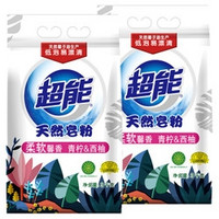 超能  天然皂粉 3kg  椰子油洁净低泡