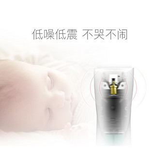 babycare婴儿理发器 宝宝剃头器防水宝宝剪发器 儿童电推剪简易推子 6500光珊红