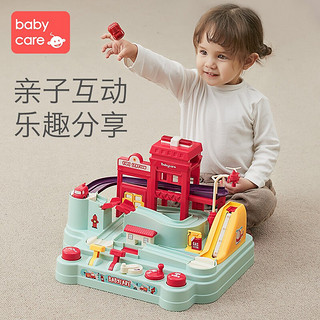 babycare消防站汽车闯关大冒险儿童爬楼轨道玩具3岁4男孩宝宝益智 消防站闯关大冒险