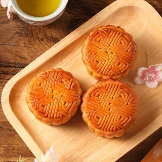 三珍斋红豆沙蛋黄月饼60克袋