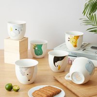 共禾京品大容量可爱动物图案马克杯
