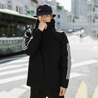adidas阿迪达斯男服棉服连帽保暖休闲运动服