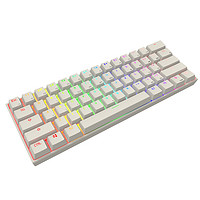 ANNE 安妮 Pro R2 61键 双模蓝牙机械键盘 白色 佳达隆G轴青轴 RGB
