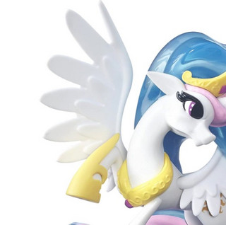 Hasbro 孩之宝 小马宝莉-友谊就是魔法 护卫队粉丝系列 公主 Celestia 手办