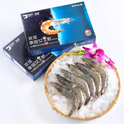 京东生鲜   泰国活冻白虾 400g