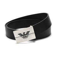 阿玛尼EMPORIO ARMANI 男士牛皮革板扣式皮带腰带 Y4S405 YDC0G