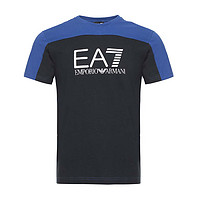 EA7阿玛尼 男士棉质圆领短袖T恤 6ZPT19 PJ02Z