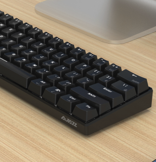 【ajazz/黑爵i610t无线键盘】ajazz 黑爵 i610t 61键 双模无线机械