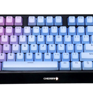 CHERRY 樱桃 MX 1.0 TKL 87键 有线机械键盘 蓝妖 Cherry红轴 无光