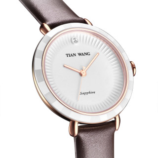 【tian wang/天王手表】天王时尚女表石英手表简约小黑表【报价 价格
