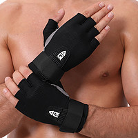 AQ男子健身手套进阶款运动耐磨保护手掌举重哑铃防滑护腕训练