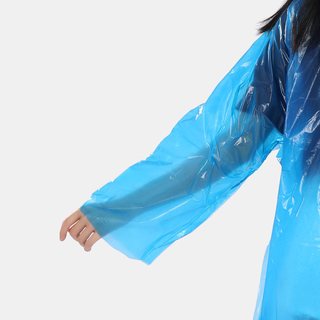 宜諾 宜诺一次性开扣式加厚雨衣 10件装