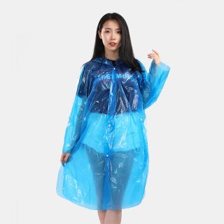 宜諾 宜诺一次性开扣式加厚雨衣 10件装