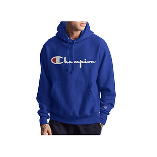 Champion 男士字母logo印花图案连帽卫衣