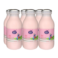 FRISIAN COW 弗里生乳牛 草莓风味牛奶 243ml*6瓶
