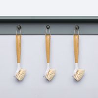 洁致竹制长柄锅刷