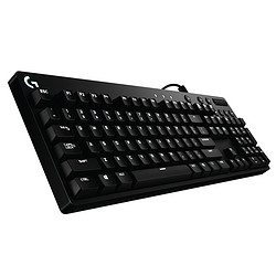 logitech 罗技 G610 104键 有线机械键盘 黑色 Cherry红轴 单光