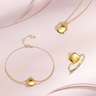 cc卡美珠宝笑春风宝石系列项链戒指手链