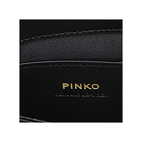 Pinko女士黑色铆钉装饰链条包