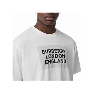 Burberry巴宝莉男士白色T恤